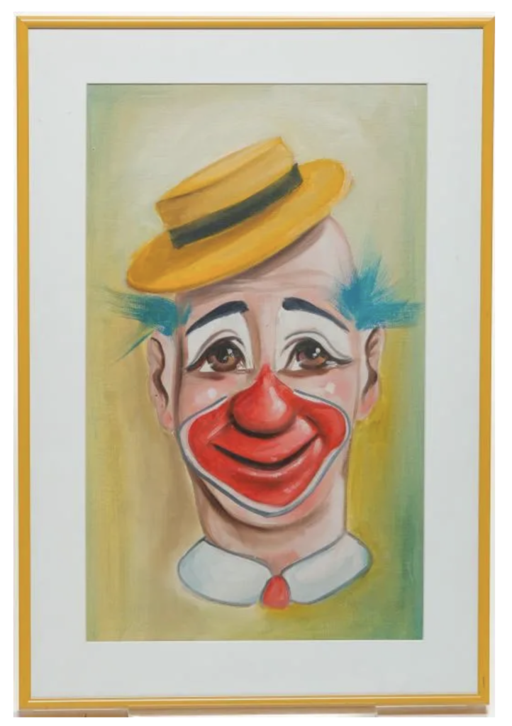 Jack Sigler Sideshow Banner Artist Clown Portrait